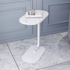가구느낌 우사이드 테이블, 마블화이트 홈인테리어/책상/테이블 반품 최저가 9,150원