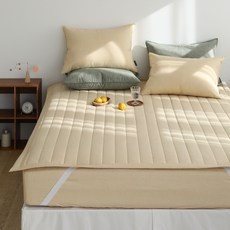 헬로우슬립 코코무드 고정 밴딩 침대패드, 오트밀 홈인테리어/FW 침구샵 반품 최저가 27,790원