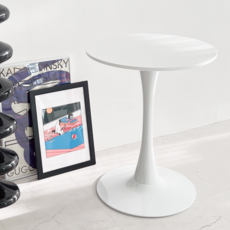 오브민 원형 식탁 테이블 600, 화이트, 2인용 홈인테리어/주방가구 반품 최저가 34,410원