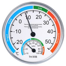 온트리 가정용 건식 습식 고정밀 온도계, 화이트, 1개 생활용품/온도계/측정도구 반품 최저가 3,520원