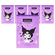 산리오 뜯어쓰는 프리노트, 쿠로미, 5개 문구/오피스/학용품/수업준비 반품 최저가 11,250원