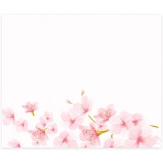도나앤데코 젬마 휘날리는 벚꽃 사각 메모 스티커 6 x 5 cm 015, 혼합색상, 120개 문구/오피스/데코/포장용품 반품 최저가 8,640원