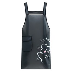 타미나요 모던 미술용 멜빵 TPU 앞치마, 럭키블랙 문구/오피스/미술/화방용품 반품 최저가 6,930원