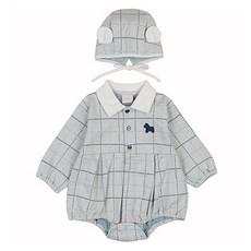 에뜨와 아동용 선물용 클로드체크바디수트 세트 + 쇼핑백 출산/유아동/출산준비물/선물 반품 최저가 74,520원