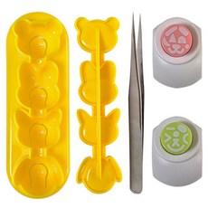 큐트미 이홈베이킹 큐트미 미니 곰 토끼 고양이 강아지 주먹밥 4구 세트, 혼합색상, 1세트 주방용품/주방조리도구 반품 최저가 9,740원