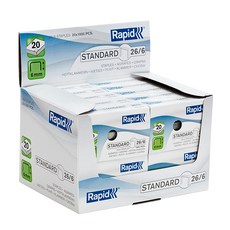 래피드 표준 스테플심 1000p, 33호침, 20개 문구/오피스/사무용품 전문관 반품 최저가 10,500원