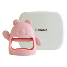 벨라블 실리콘 고미 글러브 아기치발기 세트, 핑크, 1세트, 치발기 + 케이스 출산/유아동/수유용품 반품 최저가 13,500원