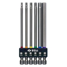편한손 육각비트 6종 세트 HBS6-110, 1세트 생활용품/공구/철물/DIY 반품 최저가 5,800원