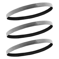 잇곰 땀 흡수 슬림 스포츠 헤어밴드, 그레이, 3개 스포츠_레저/헬스/요가/댄스 반품 최저가 5,240원