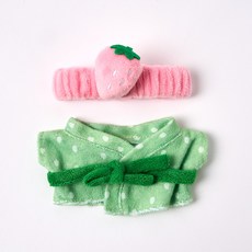 버터 인형옷 딸기 세안 밴드 + 샤워 로브 세트 8.5cm, 혼합색상, 1세트 완구/취미/인형 반품 최저가 8,310원