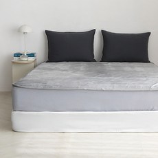 아망떼 베이직 더데이 플란넬 극세사 침대패드, 그레이 홈인테리어/침구 반품 최저가 17,340원