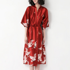 인아트 부드러운 실크 골프 샤워 가운 롱 M, 로브버건디, 1개 홈인테리어/욕실용품 반품 최저가 15,810원