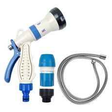 월드크린 다기능 스프레이건 + 스텐 호스줄 1.5m 세트, 혼합색상, 1세트 홈인테리어/잔디/농기구 반품 최저가 9,300원