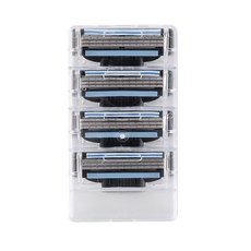 어니우니 질레트 호환 프로글라이드 퓨전 3중 면도날 블랙, 1개, 4개입 생활용품/면도기/날 반품 최저가 2,180원