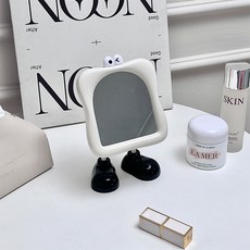 몬드스팟 윙크 다리 귀여운 파스텔 책상 테이블 탁상 거울 YY57705, 화이트 홈인테리어/거울 반품 최저가 8,160원