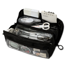 특별한상점 남학생 여학생 대용량 투명창 확장형 필통, 블랙, 1개 문구/오피스/학용품/수업준비 반품 최저가 5,720원