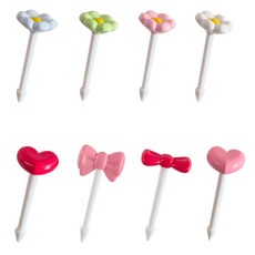 큐트미 아기자기 리본 앤 플라워픽 세트 MP305, 8개입, 1세트 undefined/undefined 반품 최저가 4,890원