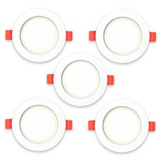 LED 70mm 다운라이트 S 5W 주백색, 화이트, 5개 홈인테리어/조명/스탠드 반품 최저가 10,250원