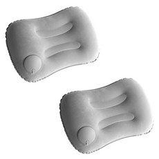 플로우코드 캠핑 여행용 에어 펌프 베개, 그레이, 2개 스포츠/레저/캠핑전문관 반품 최저가 6,180원