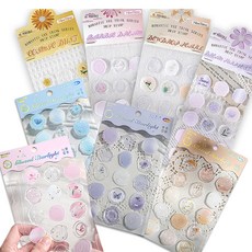 리리월드 감성 웨딩 청첩장 봉인 플라워 실링 왁스 스티커 세트 포시즌 실링 스티커 8종 세트, 1세트, 혼합색상 문구/오피스/데코/포장용품 반품 최저가 10,780원