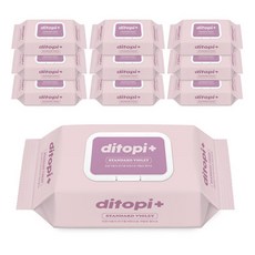 아크솔루션스 디토피플러스 스탠다드 바이올렛 아기물티슈 캡형, 55g, 80매, 10개 생활용품/화장지/물티슈 반품 최저가 12,550원