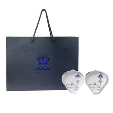 로얄코펜하겐 팔메테 디쉬, 블루 + 화이트, 2개 주방용품/접시/플레이트 반품 최저가 85,420원