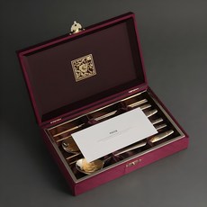 인스푼 장수거북 24K 2인용 수저세트, 골드, 숟가락(2P) + 젓가락(2P) + 고급실크케이스 + 품질보증서 + 쇼핑백, 1세트 주방용품/수저/커트러리 반품 최저가 42,110원