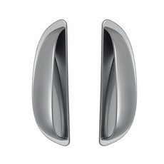 삼에스 차량용 뒷좌석 안전 보조미러 실버 운전석 + 보조석, 모든차량, 1세트 자동차용품/익스테리어 반품 최저가 5,540원