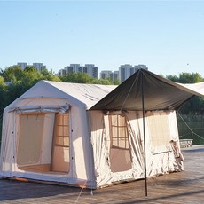 휴고 글램핑 대형 감성 사계절 에어 텐트 울트라맥스 12X, 베이지, 10인용 스포츠/레저/캠핑전문관 반품 최저가 1,044,240원