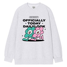 오티디 프리미엄 텐타덤블 쮸리 오버핏 클라우드투게더 맨투맨 OT18092 패션의류/잡화/남녀 공용 의류 반품 최저가 17,580원