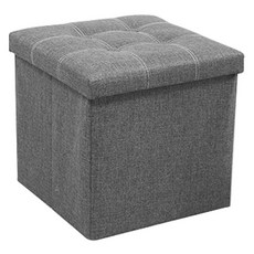 루아즈 화장대 패브릭 수납 스툴의자 소형 LUAZ-H13, 그레이, 1개 홈인테리어/유아동가구 반품 최저가 6,590원