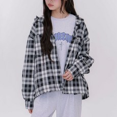 애플핑크 주니어 루즈핏 체크 셔츠형 후드 아우터 U163 출산/유아동/유아동패션 반품 최저가 19,350원