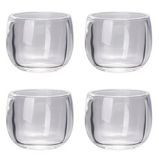 프렌치마르스 둥근 미니 유리컵 찻잔 100ml CM293, 투명, 4개 주방용품/주전자/커피/티용품 반품 최저가 11,340원