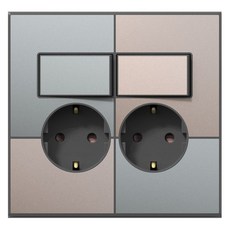 틸인스 스위치부 콘센트 2구 그린베이지 다크그레이 프레임, 1개 생활용품/생활전기용품 반품 최저가 22,370원