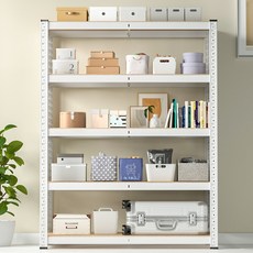 코멧 튼튼한 무볼트 간편조립 철재 선반, 화이트, 5단 홈인테리어/가구 반품 최저가 38,990원