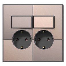 틸인스 갤러리 스위치부 콘센트 2구 베이지골드, 1개 생활용품/생활전기용품 반품 최저가 13,290원