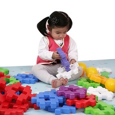 아하토이 베비붐 네모팡 빅 사각 블럭 52p, 혼합색상, 52개 완구/취미/블록놀이 반품 최저가 13,430원