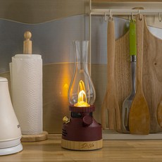 이츠라이프 레트로 블루투스 스피커 충전식 LED 캠핑 랜턴, 와인, 1개 스포츠/레저/캠핑전문관 반품 최저가 15,430원