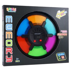 프루그 두뇌발달 메모리 게임기 999-412, 혼합색상, 1개 완구/취미/보드게임 반품 최저가 11,260원