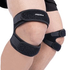 아이워너 이중 러닝 무릎보호대 2개, 1세트, 블랙 스포츠/레저/스포츠잡화 반품 최저가 10,180원