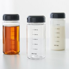 코멧 트라이탄 눈금표기 물병, 블랙, 3개, 350ml 주방용품/물병/물통/텀블러 반품 최저가 7,590원