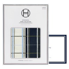 송월타월 CM 체크 리버스 패턴 타월 200g 30수 코마사 2종 세트 + 쇼핑백 세트, 베이지 + 네이비, 1세트 홈인테리어/수건/타월 반품 최저가 14,230원