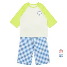 래핑차일드 아동용 우븐체크 7부 면 상하의 세트 출산/유아동/유아동패션 반품 최저가 5,410원