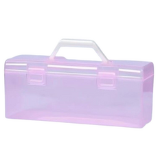 일상속반짝 미술 붓케이스 투명핑크, 1개 문구/오피스/미술/화방용품 반품 최저가 8,970원