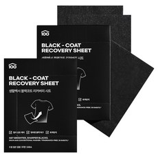 생활백서 블랙 코트 리커버리 시트, 30개입, 2개 생활용품/세탁세제 반품 최저가 17,030원