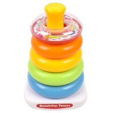 레인보우 타워 도형완구, 1개 완구/취미/STEAM완구 반품 최저가 4,640원