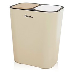 앤 원터치 트윈 휴지통 15L, 베이지 생활용품/수납/정리 반품 최저가 12,240원
