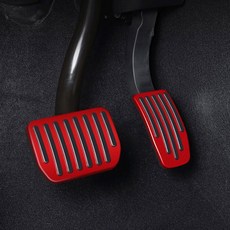 인뮤즈 알루미늄 스포츠 페달 커버, 레드, 테슬라모델 3 / Y 자동차용품/인테리어 반품 최저가 7,530원