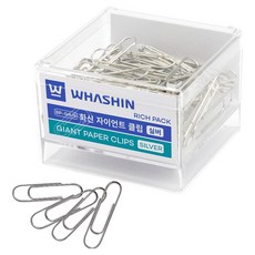 화신 대형 클립 50mm, 1개, 100개입 문구/오피스/사무용품 전문관 반품 최저가 7,800원