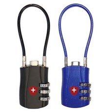 마터혼 컬러 와이어 다이얼 자물쇠 블루 + 블랙 세트, 1세트 홈인테리어/안전/호신용품 반품 최저가 8,530원